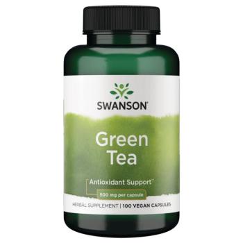 Swanson Zöld tea, 500 mg, 100 növényi kapszula kép
