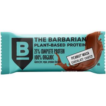 The Barbarian Protein Bar Organic Csokoládé bevonatú Mogyoró Maca, 68 g kép