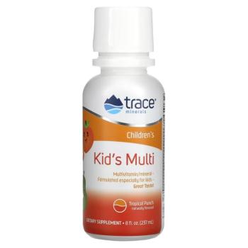 Trace Minerals Kid's Multi, Tropical Punch, gyermek multivitamin, 237 ml kép