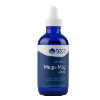 Trace Minerals Mega Mag 400 mg, Magnézium elektrolitokkal, 118 ml kép