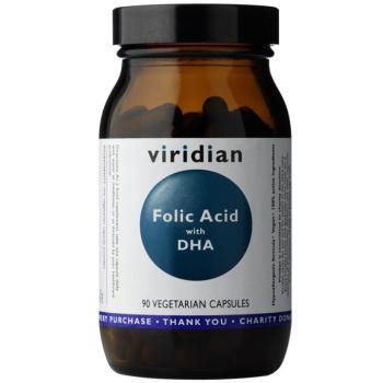 Viridian folsav DHA 90 kapszulával