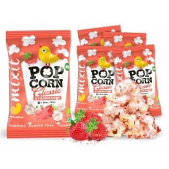 Zsebbe való BIO popcorn - Eper (5x13g) kép