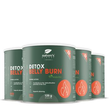 100% Belly Burn + DETOX | 4-es csomag | Bio | Legjobb fogyasztó ital | vegán fogyókúrás termék | a Nature's Finest-től kép