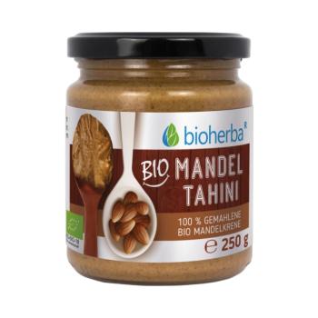 100% bio mandulatahini finomra őrölt bio mandulabélből – 250 g – Bioherba kép