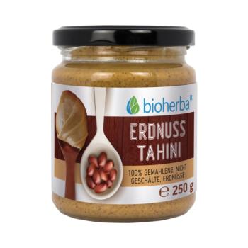 100% földimogyoró-tahini őrölt, héjas mogyorószemekből – 250 g – Bioherba kép