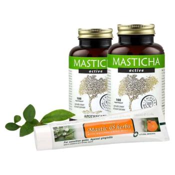 2x Masticha Active + Mastic & Herb masticha olajos fogkrém kép