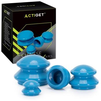 ActiGet szilikon Köpölyöző készlet 4db - kék