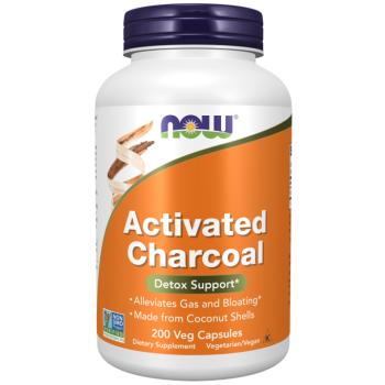 Activated Charcoal 200 Veg Capsules Aktív szén kép