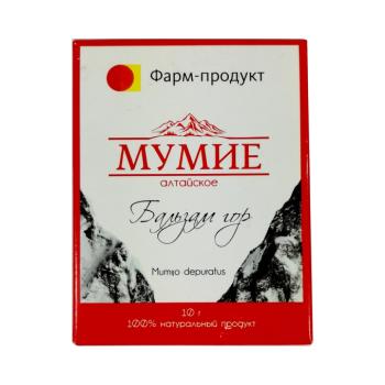 Altaji mumio - Farm Produkt - 10 g Súly: 10 g kép
