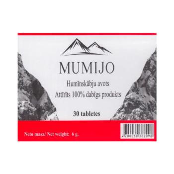 Altáji mumio Shilajit – 30 tabletta – BIOVIT LLC kép