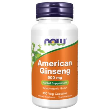 American Ginseng 500 mg - 100 Veg Capsules kép