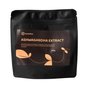 Ashwagandha gyökérpor, 7%-os kivonat - 100 g - Herbatica kép