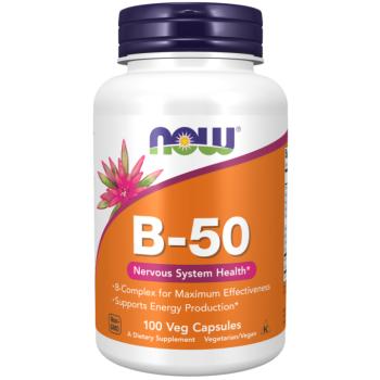 B-50mg - 100 Veg Capsules / Szavatóssági ifő: 2026-11-30 kép