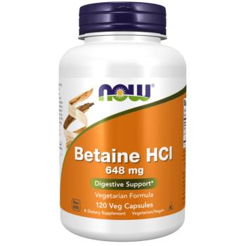 Betaine HCl 648 mg 120 Veg Capsules kép