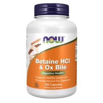 Betaine HCl & Ox Bile 120 Capsules kép