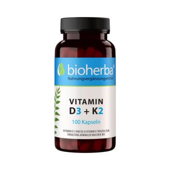 Bioherba D3 + K2-vitamin – 100 kapszula kép