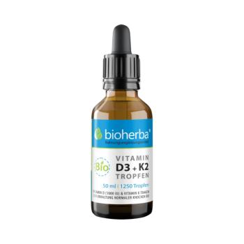 Bioherba D3 + K2-vitamin BIO cseppek – 50 ml kép