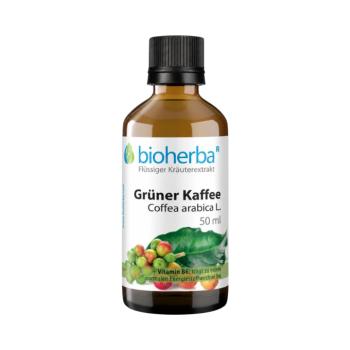 Bioherba Zöld kávé (Coffea arabica) cseppek – tinktúra – 50 ml kép