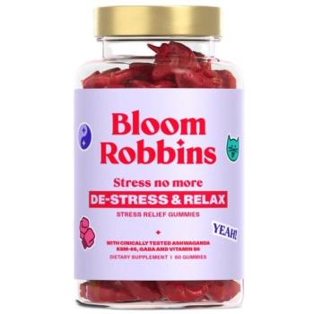 Bloom Robbins Stresszoldó vitaminok ashwagandhával, 60 gummies kép