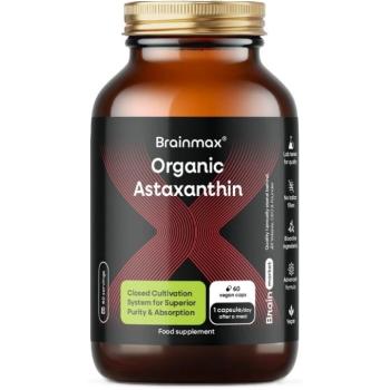BrainMax Astaxanthin BIO, 8 mg, 60 növényi kapszula kép