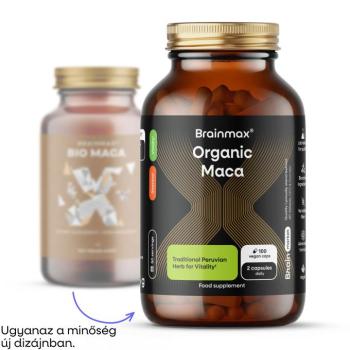 BrainMax BIO Maca, 740 mg, 100 db növényi kapszula kép