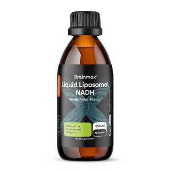 BrainMax BrainMax® folyékony liposzómás NADH, mézes dinnye, 250 ml kép