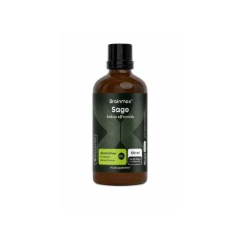 BrainMax BrainMax® Sage Alcohol Free Tincture, 10:1 Extract, 100 ml kép