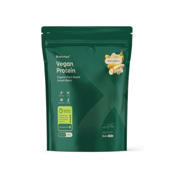 BrainMax BrainMax® Vegán Fehérje, Banán, 500 g kép