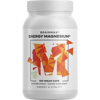 BrainMax Energy Magnesium®, 1000 mg, Magnézium-malát 200 mg, 100 kapszula kép