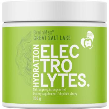 BrainMax Hydration Electrolytes, hidratáló elektrolitok, alma, 300 g kép