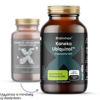 BrainMax Koenzim Q10, Ubiquinol, Kaneka™, 100 mg, 60 db lágyzselé kapszula kép