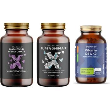 BrainMax Magnézium + Omega 3 + D-vitamin kép