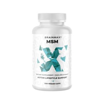 BrainMax MSM, 800mg, 200 Növényi kapszula kép