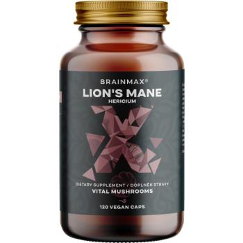 BrainMax Oroszlánsörény (Hericium) kivonat, 50% poliszacharidok és 20% glükánok (béta-1,3/1,6 D-glükánok), 400 mg, 120 növényi kapszula kép