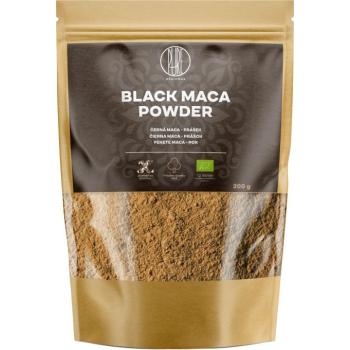 BrainMax Pure® Black Maca Powder, Maca fekete BIO, por 200g kép