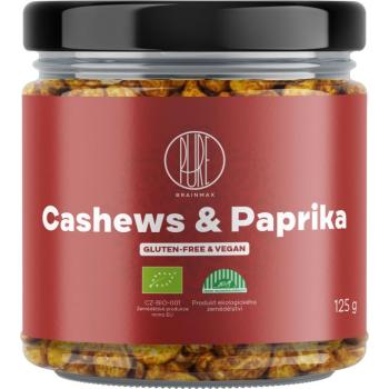 BrainMax Pure® Cashews & Paprika, Kesudió és pirospaprika, BIO, 125 g kép
