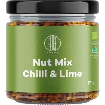 BrainMax Pure® diók keverék - Chilli & Lime, BIO, 125 g kép