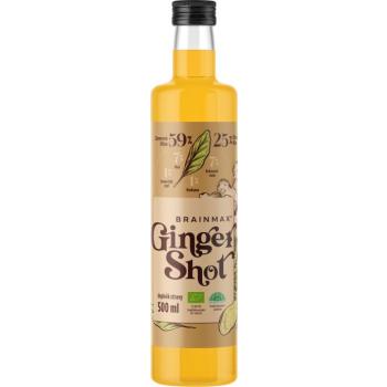 BrainMax Pure® Ginger Shot, gyömbérlé kurkumával, BIO Térfogat: 500 ml kép