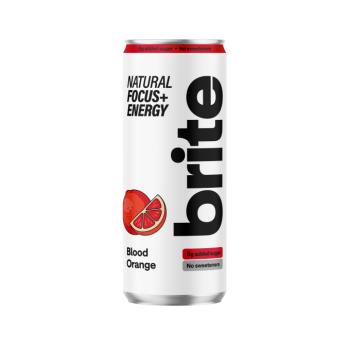 Brite Natural Energiaital Vérnarancs, Szénsavas Energiaital, Vérnarancs, 330 ml kép