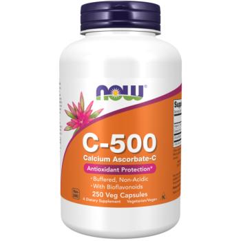 C-500 Calcium Ascorbate-C 250 Veg Capsules kép