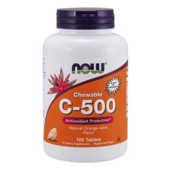 C-500 Orange 100 Chewable Tablets kép