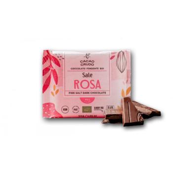 Cacao Crudo nyers étcsokoládé himalájai sóval és kakaóbabbal, BIO, 30 g kép