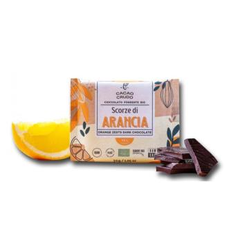 Cacao Crudo Raw Étcsokoládé narancshéjjal, BIO, 30 g kép