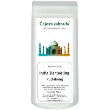 Čajová zahrada India Darjeeling Puttabong Green zöld tea, 500 g kép