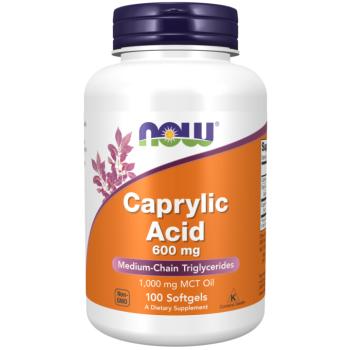 Caprylic Acid 600 mg - 100 Softgels kép