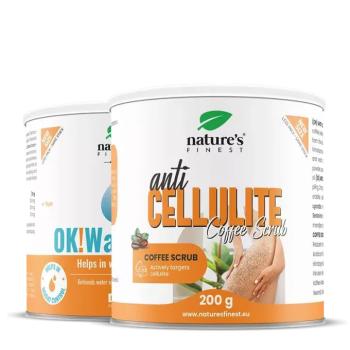 Cellulite Fix | anticellulit kávés testradír + WaterOut drénital | a bőr simításának, feszességének és vízháztartásának támogatása kép