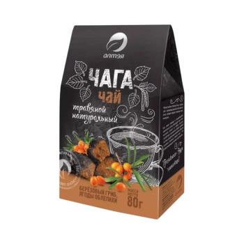 Chaga tea homoktövissel, szálas - 80 g - Alteya kép