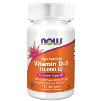 D-3 10,000 IU - 120 Softgels kép