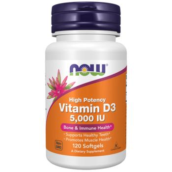 D-3 5,000 IU - 120 Softgels kép