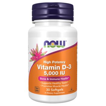 D-3 5,000 IU - 30 Softgels kép